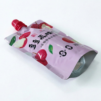 Pochettes à boisson Doypack avec bec verseur pour jus, emballage mat