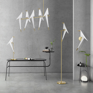 Creative <span class=keywords><strong>oiseau</strong></span> série décoration d'intérieur moderne de cadre en métal led <span class=keywords><strong>lampadaire</strong></span> - Product Image 3