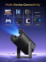 Mini Proyector de Video Inalámbrico WiFi Portátil de Alcance Ultracorto, Tamaño de Palma de la Mano, con Sistema Android, para Cine en Casa