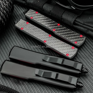 Couteau EDC multifonctionnel de camping F60/F37/F222/F182, lame en acier M390 de 8,8 cm, manche en alliage d'aluminium et fibre de carbone, léger, DIY - Product Image 3