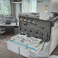 Mesin penyalin refurbish warna A3/A4 multifungsi untuk pencetak Ricoh MPC-4503 tipe umum dengan fungsi faks opsional