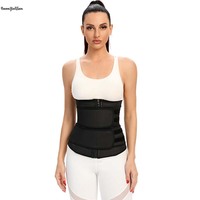 XS-XXXXXL Amovible Amovible Double Minceur Ceintures 7 Robs Zip Crochet Ferme Latex Gaine Réglable Colombien Gaine