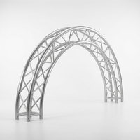 Arche de scène en treillis à tiges en alliage d'aluminium, robuste, capacité de charge de 1000 kg, durable, légère, installation rapide