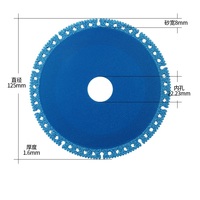 PMS 115mm Composite multifonctionnel lame de coupe couleur acier carrelage métal carrelage roche dalle marbre meuleuse d'angle diamant lame de scie