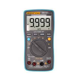 Zoyi Zt302 Digital Multimeter 9999 Counts True Rms Auto <b>Range</b> Electrical Meter - Product Image 1