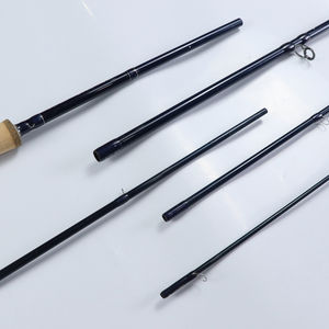 40T معامل عالي من ألياف الكربون 4m 5 قطع ثقيلة ISO BSCI معتمد قضيب مصنع قابل للطي مخصص قضبان صيد ذبابة - Product Image 6
