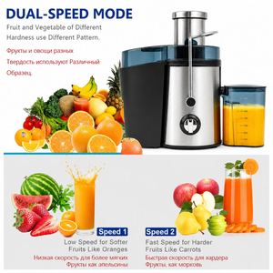 Extracteur de Jus Professionnel Électrique 4-en-1 à Pression à Froid 600W pour Fruits, Blender Portable pour Oranges et Citrons, Presseur Lent - Product Image 3