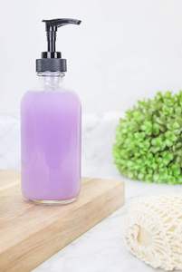 Botellas Redondas <span class=keywords><strong>Boston</strong></span> de 8oz /250ml con bombas para loción, jabón, lociones, limpiador de manos, aceites de masaje, recipientes recargables con tapa - Product Image 3