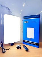 Luce LED per Video con Supporto e Telecomando, Pannello Luminoso Dimmerabile per Fotografia, Streaming Live, YouTube, TikTok, Zoom