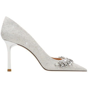 Bride Shoes 2025 Spring New 8cm Stiletto Heel Lace-up <b>Pumps</b> Elegant <b>Wine</b> Red Xiuhe Dress Festive Wedding Crystal Rhinestone - Product Image 4