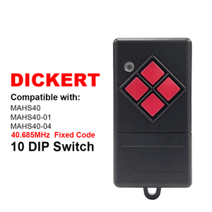 Mani ender ispessite 40.685 MHz per DICKERT MAHS40-01 mahs40-04 40.685 MHz Garage comandi apriporta - Product Image 2