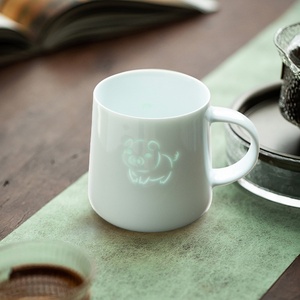 Squisito Design moderno creativo porcellana ceramica tazza zodiaco con coperchio caffè e tazza da tè per il nuovo regalo del bambino - Product Image 3