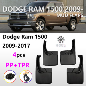 Guardabarros para Dodge Ram 1500 2500 09 18, Accesorios Negros para Neumáticos, Deflectores para Auto - Product Image 4