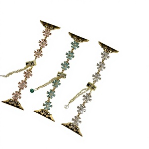 Correa de Metal Dorada para Iwatch, Brazalete Personalizado para Mujer, Compatible con <span class=keywords><strong>Apple</strong></span> <span class=keywords><strong>Watch</strong></span> Band Ultra 2 49mm Universal Series 10 9 8 <span class=keywords><strong>7</strong></span> - Product Image 1