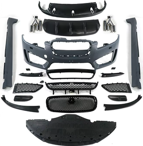 Kit Carrozzeria ROVCE: Paraurti Anteriore, Griglia, Minigonne Laterali, Diffusore Posteriore e Terminali di Scarico per <span class=keywords><strong>Jaguar</strong></span> <span class=keywords><strong>XF</strong></span> 2012-2015 - Aggiornamento Stile XFR-S - Product Image 1