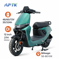 Scooter électrique puissant, pneus 12 pouces 90-90-12, freins à double disque, prix CKD, motos