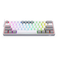 K617 Keyboard Mekanik Baru Kecil 61 Tombol Hot Plug USB-C Berkabel Tahan Air Red Axis Alloy RGB Backlit Untuk Penggunaan Desktop
