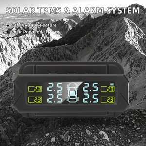 Système d'alarme TPMS externe pour pneus de voiture à énergie solaire, jauges d'alerte de sécurité D0067, TPMS alimenté par l'énergie solaire - Product Image 2