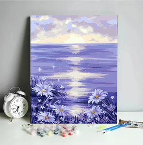 Peinture murale numérique DIY sur toile, personnalisée et colorée, à numéros, pour la vente en gros, imperméable et écologique - Product Image 4