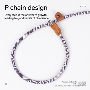 สายจูงสุนัขอเนกประสงค์สะท้อนแสงสำหรับสุนัขเชือกไนล่อนแบบยืดหดได้ดีไซน์เนอร์ขนาดเล็ก - Product Image 5