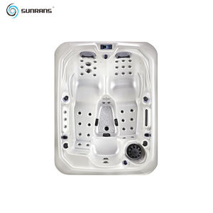 อ่างน้ำร้อนขนาดเล็ก ดีไซน์กะทัดรัด สำหรับ 3 คน ยี่ห้อซันแรนส์ ทำจากอะคริลิก สำหรับใช้งานกลางแจ้ง - Product Image 1