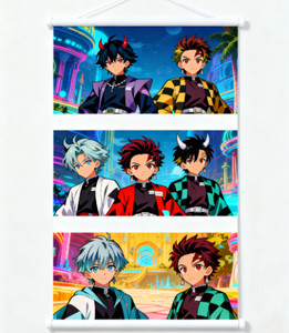 Art mural à motif personnalisé avec tige en aluminium pour la personnalisation de la salle <span class=keywords><strong>Otaku</strong></span> - Product Image 3