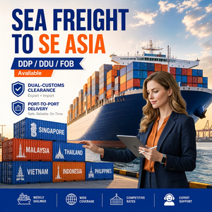 ตัวแทนขนส่งทางทะเล FCL LCL Express DDP จากจีนไปยังสหรัฐอเมริกา/แคนาดา/ยุโรป/สหรัฐอาหรับเอมิเรตส์/ตะวันออกกลาง/ออสเตรเลีย บริการขนส่งทางเรือและทางอากาศ - Product Image 1
