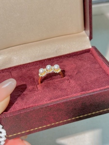 UM Jewelry <b>925</b> Sliver Wholesale Natural Freshwater Pearl and White Zircon Fashionable Versatile <b>Ring</b> For Unisex Daily Gift - Product Image 5