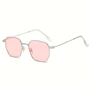 Gafas de Sol Cuadradas Vintage 2025 con Logotipo Personalizado, Anti Luz Azul, UV400, Marco Metálico, Estilo Punk, para Hombre y Mujer - Product Image 6