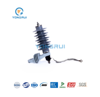 Parafoudre composite en oxyde métallique 21 kV, parafoudre de distribution haute tension 10 kA HY10W-21