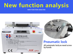 <span class=keywords><strong>12</strong></span> pollici <span class=keywords><strong>AK</strong></span> pro 5 in 1 LCD OCA Vuoto Macchina di Laminazione NESSUNA bolla Automatica Macchina Plastificatrice OCA Per LCD - Product Image 5