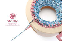 Sentro vente en gros enfants bricolage Machine à tricoter à la main laine Machine à tricoter Parent enfant jouet en plastique manuel métier à tricoter