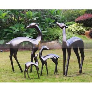 ANW7454 Escultura Artística Decorativa Personalizada de Acero Inoxidable Hecha en China, Ideal para Mejorar Áreas Comerciales y Residenciales en Aniversarios - Product Image 3