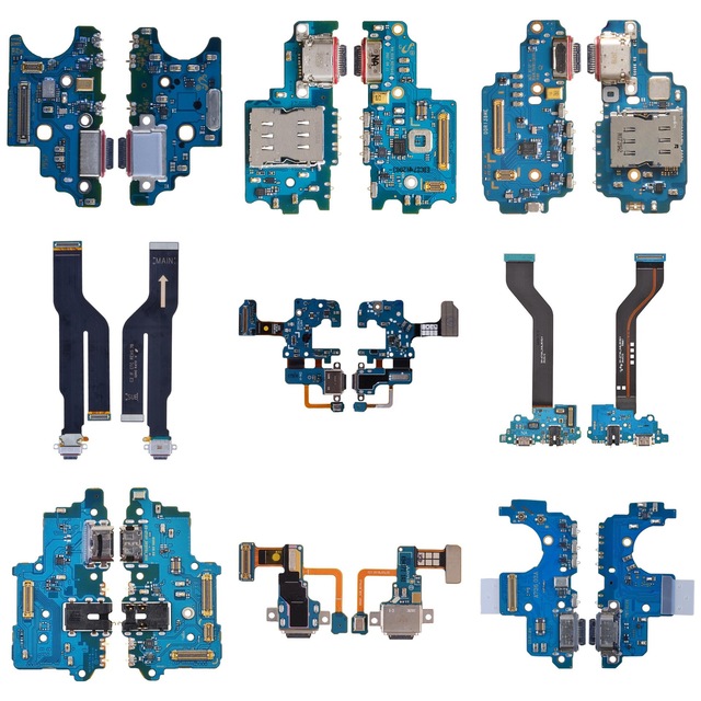 Suitable for Samsung A71  A53 A51 A42 A14 Charging Port with PCB Board Suitable for Samsung A21s A22 A31 A32 A33 Tail Plug Board