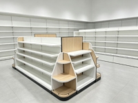 Étagères de supermarché à simple ou double face, présentoirs pour magasins de proximité, snack-bars et supermarchés