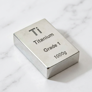 Lámina de Titanio Sólido GR1 de 1 kg, 40 mm de Espesor, Recuerdo o Regalo - Product Image 1