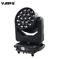VSHOW R1940L 19 Stück * 40W LED RGBW Wasch zoom Moving Head Light großes Bienen auge mit Klapp klemme für Stage DJ