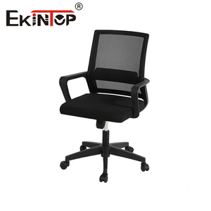 Ekintop ergonomic आधुनिक डिजाइन काले कार्यालय जाल कुर्सी कुंडा आराम कंप्यूटर कुर्सी - Product Image 3