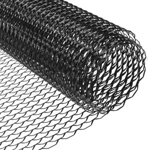 Grille de protection universelle en maille d'aluminium pour voiture, 100x30/120x40cm, pour pare-chocs et capot - Product Image 3