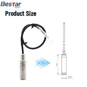 חיישן מפלס נוזלים פיזוריזסטי 0-200 מטר IP68, משדר מפלס נוזלים <span class=keywords><strong>4</strong></span>-<span class=keywords><strong>20</strong></span> מיליאמפר, חיישן לחץ מים באר במחיר נמוך - Product Image 6