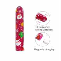 Vibrateur de Noël en gros, portable, rechargeable, cadeau, direct usine, OEM, marque privée