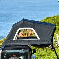 Wild Land Voyager Pro 140 Tente de toit à coque rigide Conception pliante Camping en plein air Offroad 4x4 Tente de voiture pour le camping d'aventure