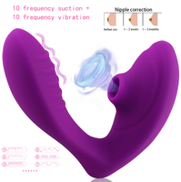 Erwachsenen-Saugvibrator Klitoris-Saugvibrator Strap-on-Vibrator Sexspielzeug für Frauen Saugmassage