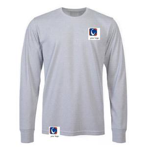 メンズ長袖プリントTシャツポリエステル/コットンブレンド180gヘビー級エコフレンドリーなしわ防止クイックドライ通気性レギュラー - Product Image 3
