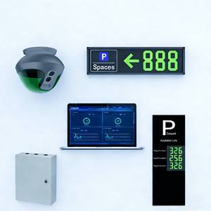 Sistema de Aparcamiento Ultrasónico Integrado de Montaje Frontal RS485 TCP/IP con Depuración de Aplicaciones, Sistema Inteligente de Guía de Estacionamiento para Centros Comerciales - Product Image 2