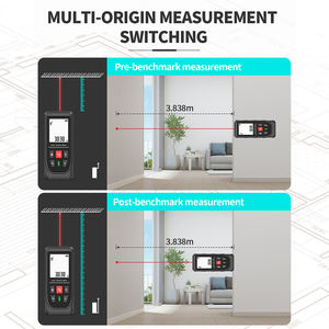 Testeur de mesure <span class=keywords><strong>laser</strong></span> numérique, télémètre <span class=keywords><strong>laser</strong></span>, outil de mesure <span class=keywords><strong>laser</strong></span> haute précision amélioré, écran LCD rétroéclairé, mesure de la surface et du volume - Product Image 3