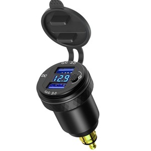 <span class=keywords><strong>Chargeur</strong></span> de <span class=keywords><strong>moto</strong></span> USB QC 3.0 avec accessoires de commutateur pour <span class=keywords><strong>BMW</strong></span> R1200RT R1200GS R1250GS R1300GS ADV R12 F800GS F800GT - Product Image 1