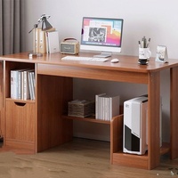 Vente en gros d'usine Grand bureau d'ordinateur de bureau avec rangement Mobilier de chambre à coucher pour bureau à domicile Grand bureau d'écriture