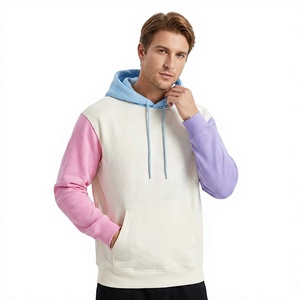 Sudadera con Capucha Unisex de Bloques de Color, Estilo Casual, Corte Regular con Bolsillo, Felpa Francesa 100% Algodón Antiencogimiento - Product Image 1