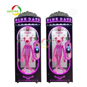 Máquina de grúa de garras de lujo rosa con diseño de fecha, para premios, juguetes y regalos, con corte arcade y tijeras, precio mayorista - Product Image 5